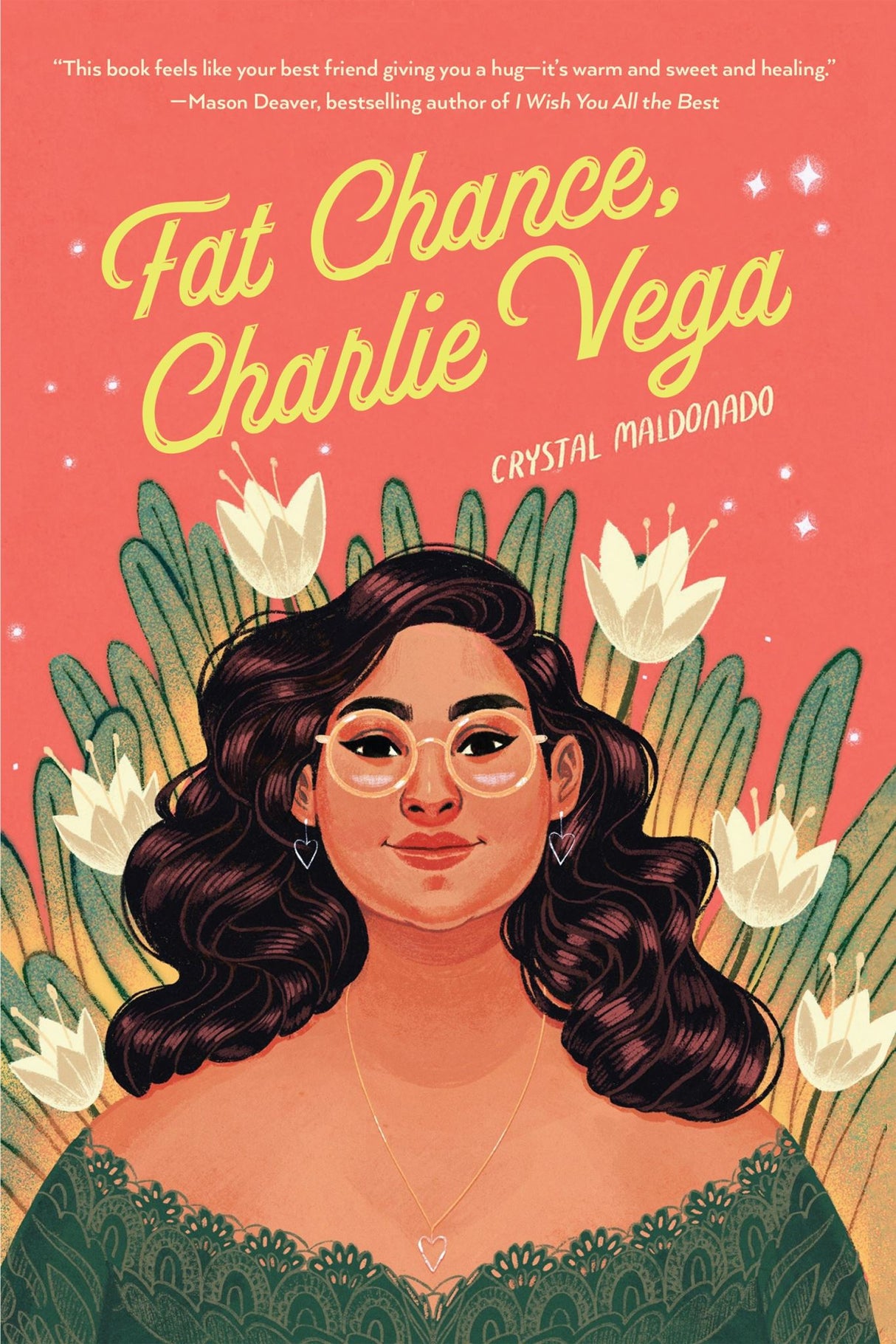 Book cover of *Fat Chance, Charlie Vega*, a coming-of-age novel about a Fat brown girl's journey to self-acceptance.