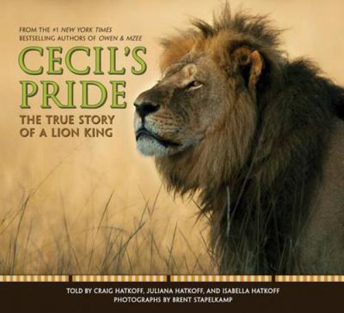 A beautifully illustrated hardback book about Cecil the Lion, featuring stunning photography and engaging wildlife stories.