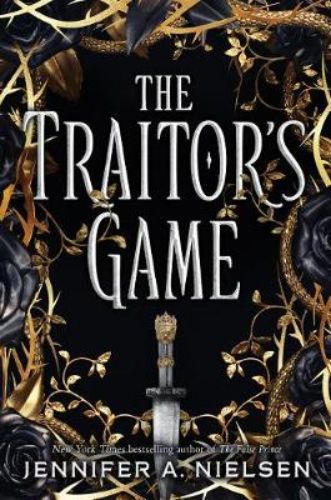 Cover of "Traitor's Game," featuring a captivating fantasy scene and the title, representing loyalty and intrigue in Antora.