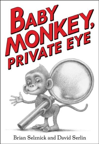 Illustrated hardback children's book featuring Baby Monkey solving quirky mysteries with humor and adventure for ages 4-8.
