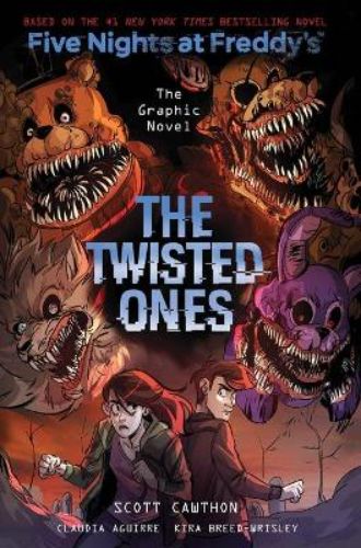 Graphic novel 'The Twisted Ones' featuring Charlie confronting terrifying animatronics in a chilling horror adventure.