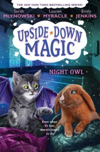 Hardback edition of 'Upside-Down Magic: Big Night' featuring a magical scavenger hunt and themes of friendship for young readers.
