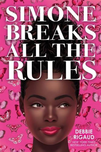 Cover of "Simone Breaks All the Rules," featuring a spirited girl on a quest for self-discovery amidst cultural expectations.