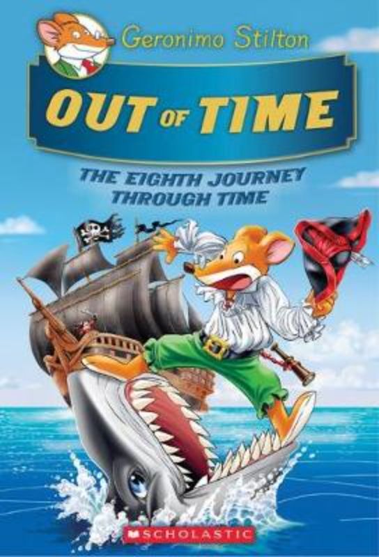 Hardcover novel featuring Geronimo Stilton on a time-traveling adventure through history with engaging storytelling and illustrations.