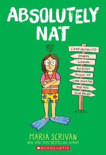 "Trade paperback 'Nat Enough' featuring Natalie’s summer camp journey of friendship, growth, and self-discovery."