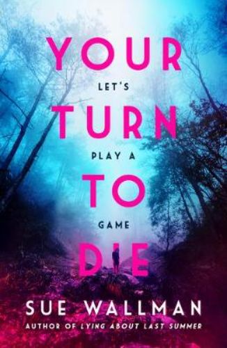 Cover of "Your Turn to Die," a suspenseful YA novel about family traditions and eerie predictions during New Year's Eve gatherings.