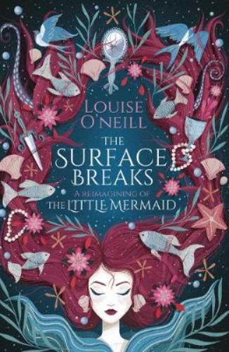 A beautiful paperback of 'Surface Breaks', reimagining The Little Mermaid with themes of freedom and empowerment.