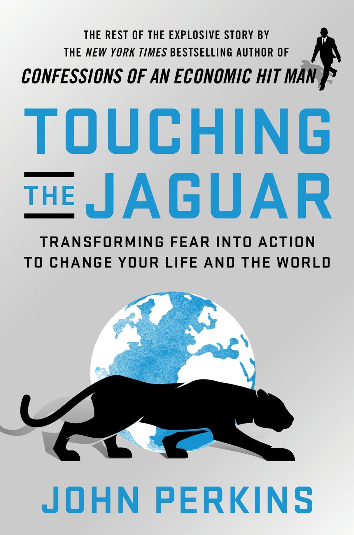 Hardcover book 'Touching the Jaguar' by John Perkins, exploring shamanism, transformation, and social justice.