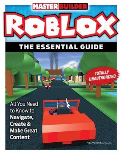A colorful paperback guide to Roblox, featuring tips, games, and game development for young players, 112 pages long.