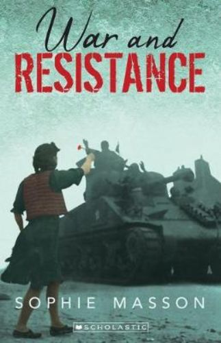 Book cover of "War & Resistance" by Louis Jullian, depicting a 12-year-old girl navigating the complexities of WWII and trust.
