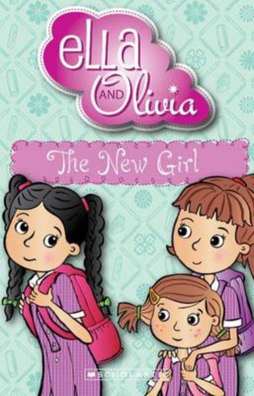 Cover of 'The New Girl' book featuring Ella welcoming a disinterested new classmate, promoting friendship and empathy.