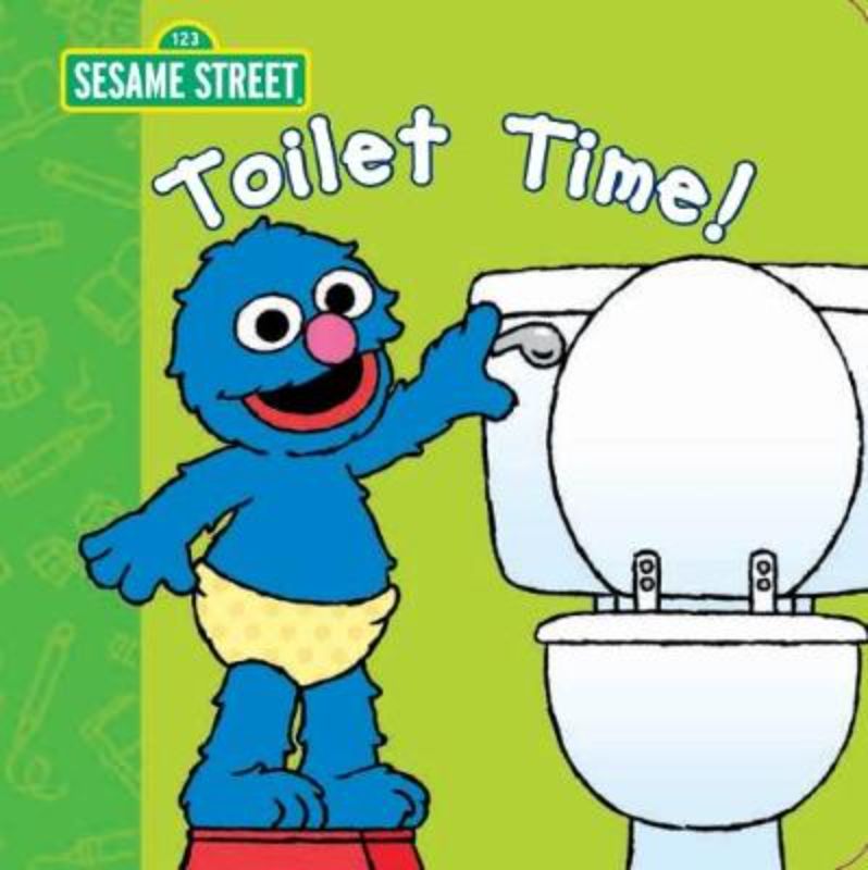 Board book featuring Grover and friends from Sesame Street introducing toddlers to toilet training concepts with bright illustrations.