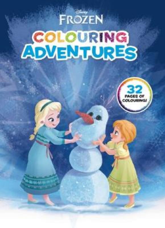 Colouring book featuring beloved 'Frozen' characters, perfect for kids to enhance creativity and artistic skills.