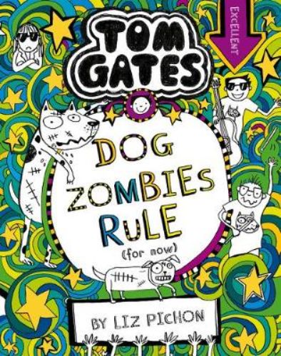 Playful paperback book "Dog Zombies Rule" filled with fun illustrations and music adventures for young aspiring musicians.