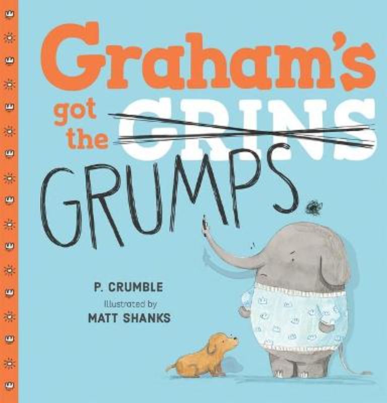 Hardback picture book featuring Graham's relatable journey from grumpiness to positivity through vibrant illustrations.