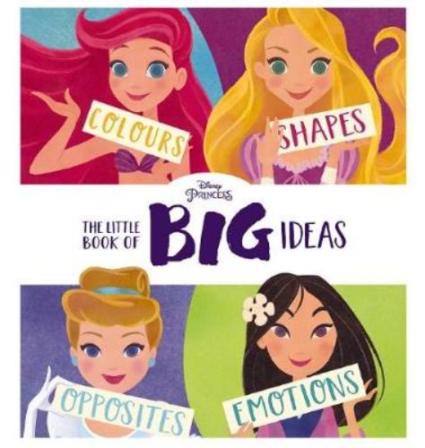 A charming hardback book introducing Disney Princesses while teaching shapes, colors, and emotions to young readers.
