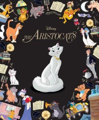 Hardback book of Disney's Aristocats featuring Duchess and her kittens on their adventure in Paris with stunning illustrations.