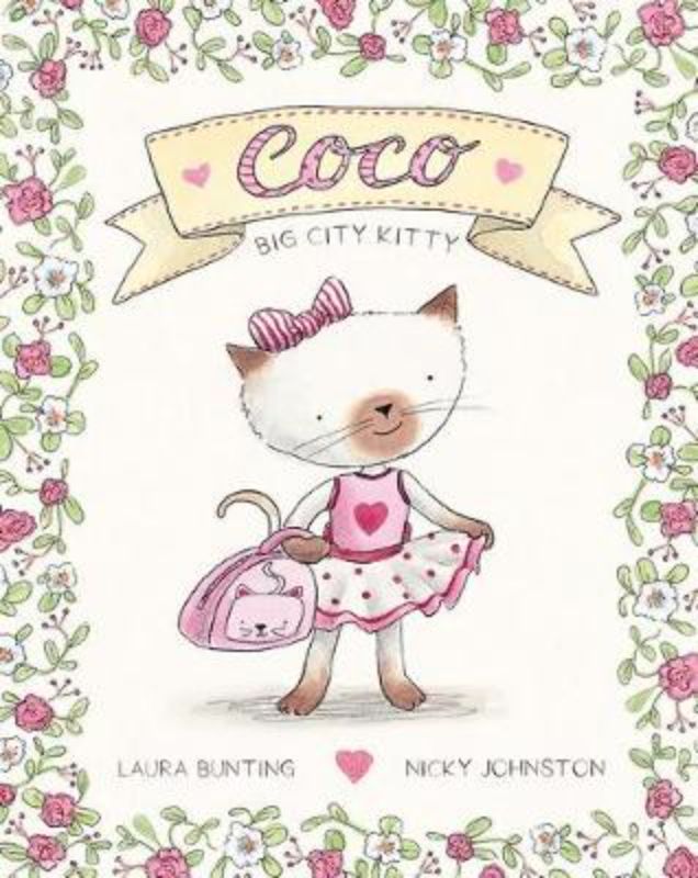 Illustrated hardback children's book about Coco, a kitten's adventures in the bustling city of Meowington Avenue.