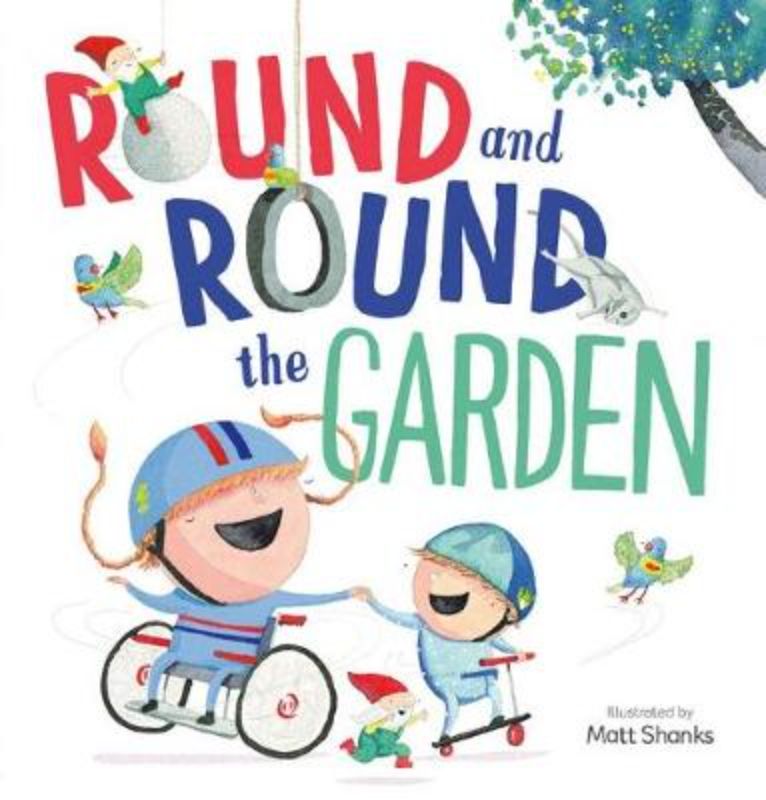 Hardback picture book "Round and Round the Garden" features vibrant illustrations and playful verses for young children.