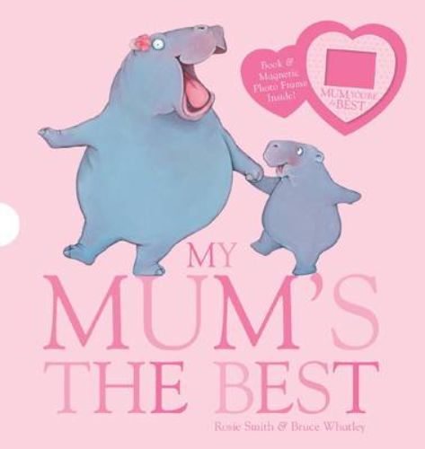 Illustrated hardback book celebrating the bond with mums, including a heart-shaped photo frame for cherished memories.