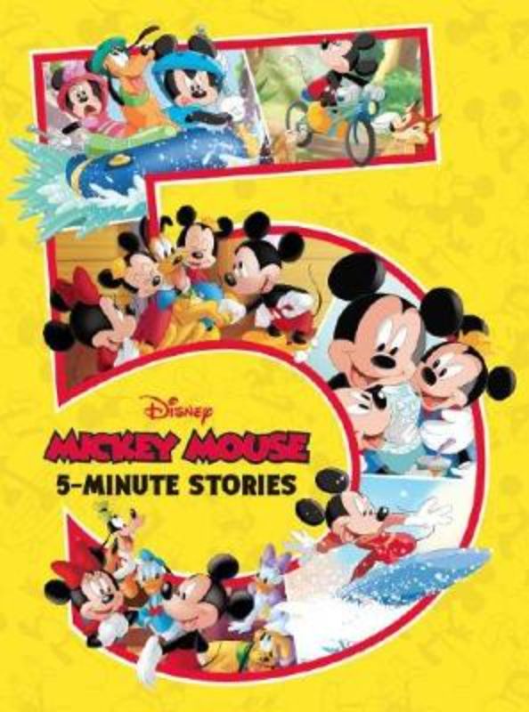 Hardback picture book featuring 160 pages of quick, enchanting Mickey Mouse stories for kids, perfect for family reading time.