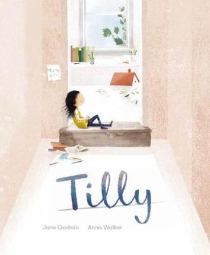 A beautifully crafted hardback book titled "Tilly," featuring a young girl's adventures and the magic of childhood memories.