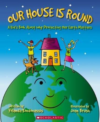 Vibrant paperback book for kids on global connection and environmental awareness, featuring 48 pages of engaging illustrations.