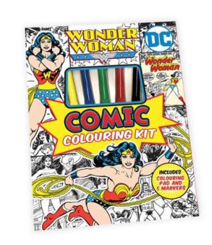 Wonder Woman: Comic Colouring Kit (Dc Comics)