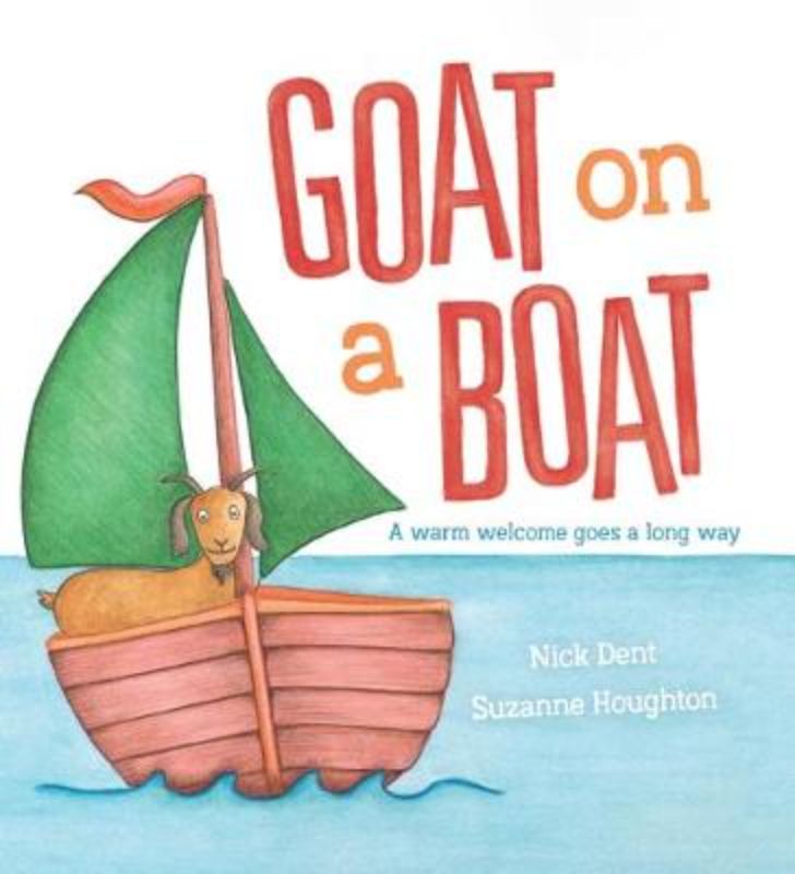 Charming children's book "Goat on a Boat" explores friendship and acceptance through a goat's unique talents on a rocky island.