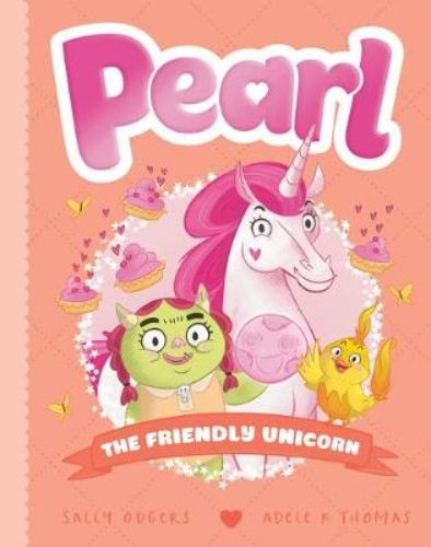 A colorful paperback book cover featuring Pearl, Olive, Tweet, and Iggy the troll, highlighting friendship and adventure for kids.