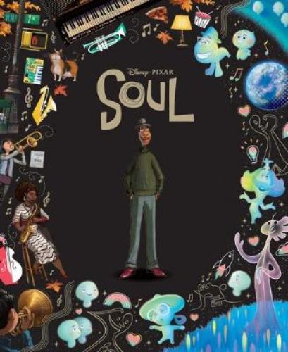 Hardcover book 'Soul' with gold foiling, 72 illustrated pages exploring life's questions and celebrating self-discovery.