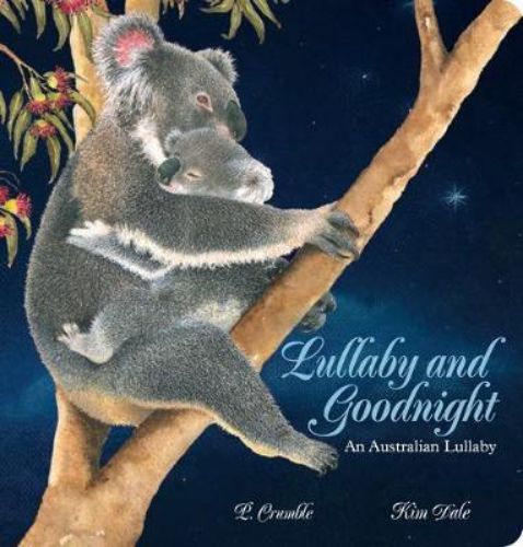 Illustrated board book featuring Australian animals settling down for sleep with soothing lullabies for babies and toddlers.