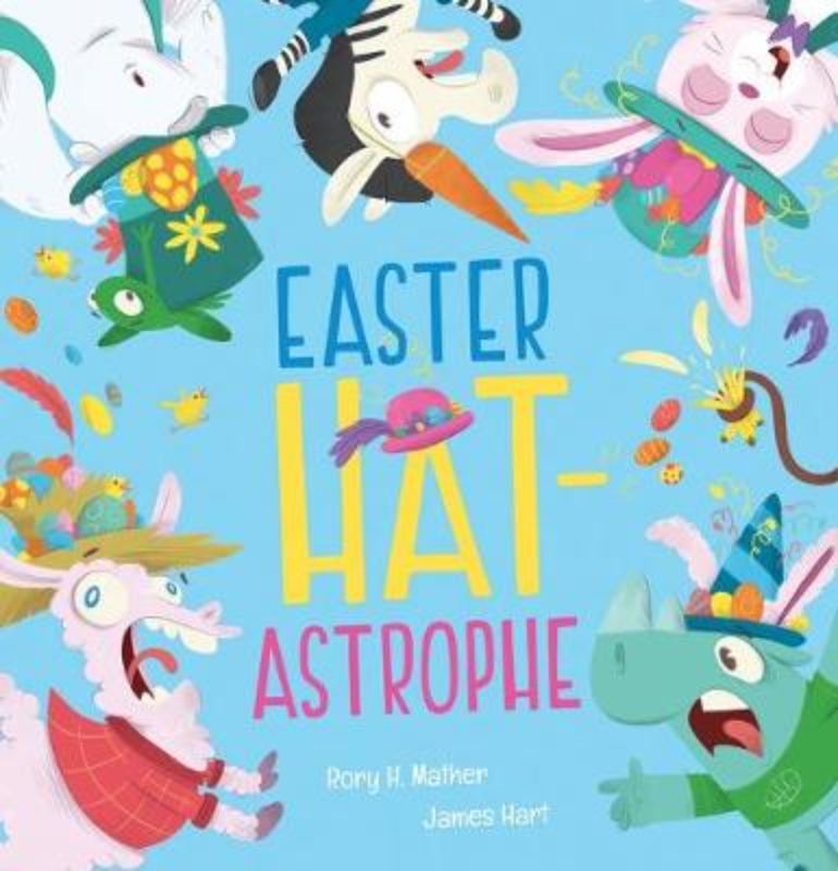 Whimsical hardback picture book featuring an Easter hat parade with charming animal illustrations and a delightful story.