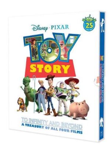 Hardcover treasury celebrating Toy Story's adventures with vibrant illustrations, perfect for fans and collectors.
