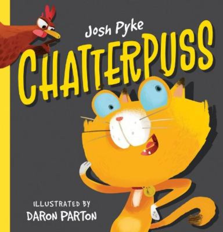 Chatterpuss hardback picture book with vibrant illustrations and engaging storyline for young readers' adventures.