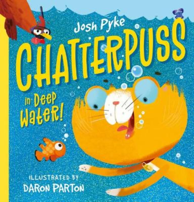 Brightly illustrated hardback picture book featuring Glenn the hen and Chatterpuss on a humorous beach adventure.