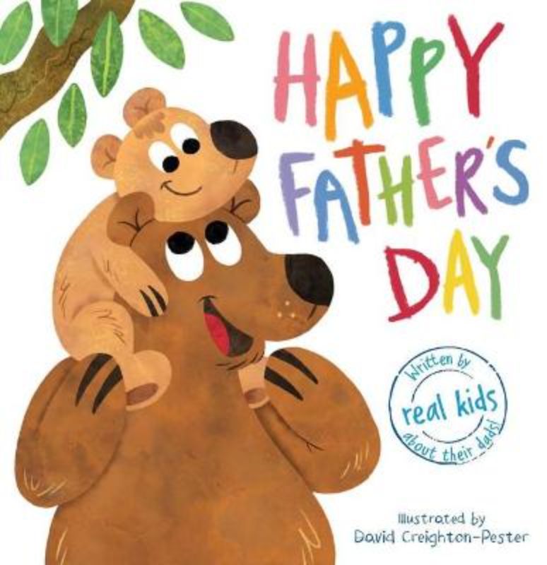 Delightful hardback picture book celebrating fatherhood with vibrant illustrations and touching stories for Father's Day.