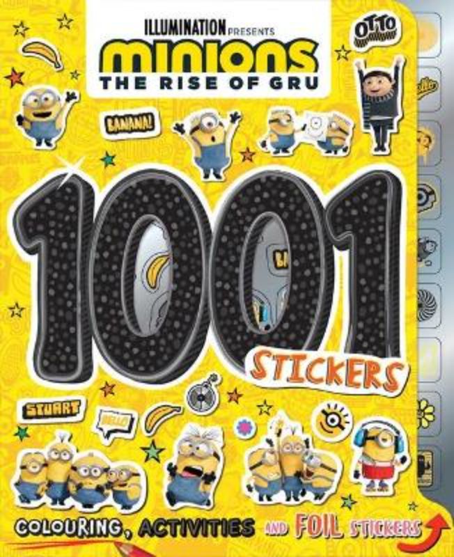 Colorful activity book featuring 1001 Minions stickers for creative fun and decorating adventures.