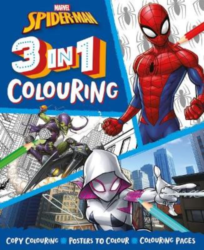 Spider-Man: 3 in 1 Colouring (Marvel)