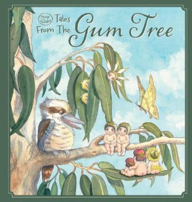 Charming hardback picture book, 'Tales from the Gum Tree' showcases Snugglepot and Cuddlepie's adventures in the Australian bush.