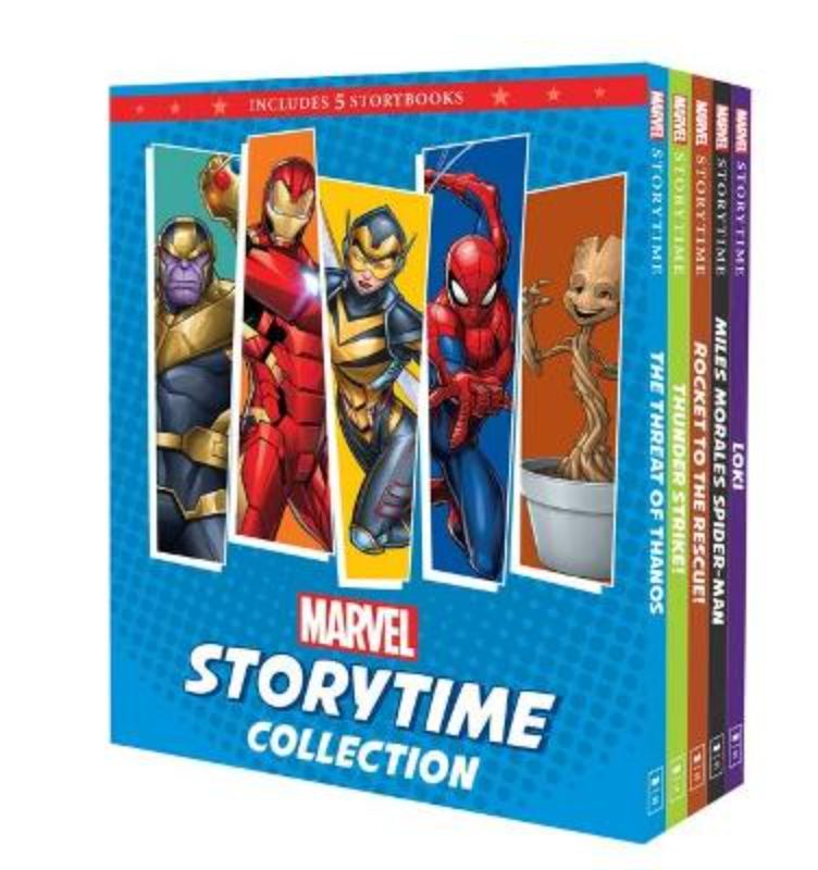 Hardback picture book featuring Marvel superheroes, perfect for engaging bedtime stories and sparking children's imagination.