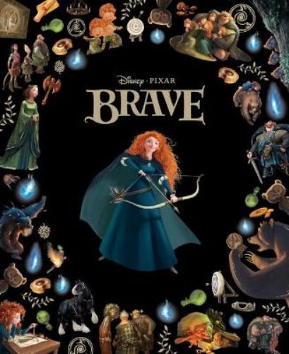 Hardback edition of "Brave," featuring Princess Merida's adventurous quest in the Scottish Highlands. Perfect for young readers.