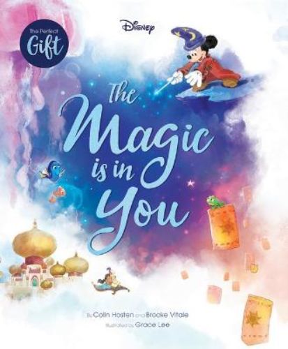 Hardback book featuring Disney tales that inspire bravery and dreams, perfect for festive gift-giving this holiday season.