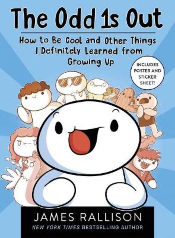 Whimsical 'Odd 1s Out' bundle with A2 poster and vibrant sticker sheet, featuring hilarious life lessons and stories.