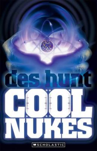 Cover of "Cool Nukes," featuring Professor Mayhew, Max, Jian Xin, and Cleo embarking on a thrilling science adventure.