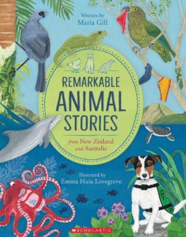 Illustrated paperback featuring remarkable animal stories from New Zealand and Australia, perfect for wildlife lovers and young readers.