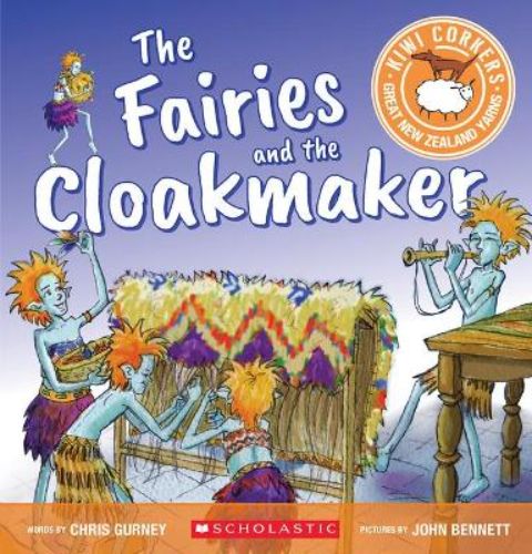 A captivating children's book featuring Kahu, a cloakmaker, and magical fairies creating a stunning cloak together.