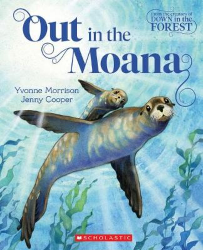 Colorful illustrated paperback of 'I Waho, i te Moana', teaching ocean wonders and M?ori culture for kids of all ages.