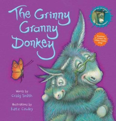 Whimsical board book featuring engaging illustrations and a humorous story celebrating grandmothers and family bonding.