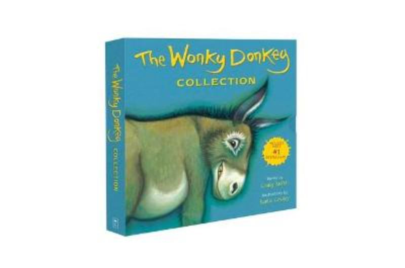 Boxed set of The Wonky Donkey Collection featuring beloved characters to entertain and inspire imagination in children.